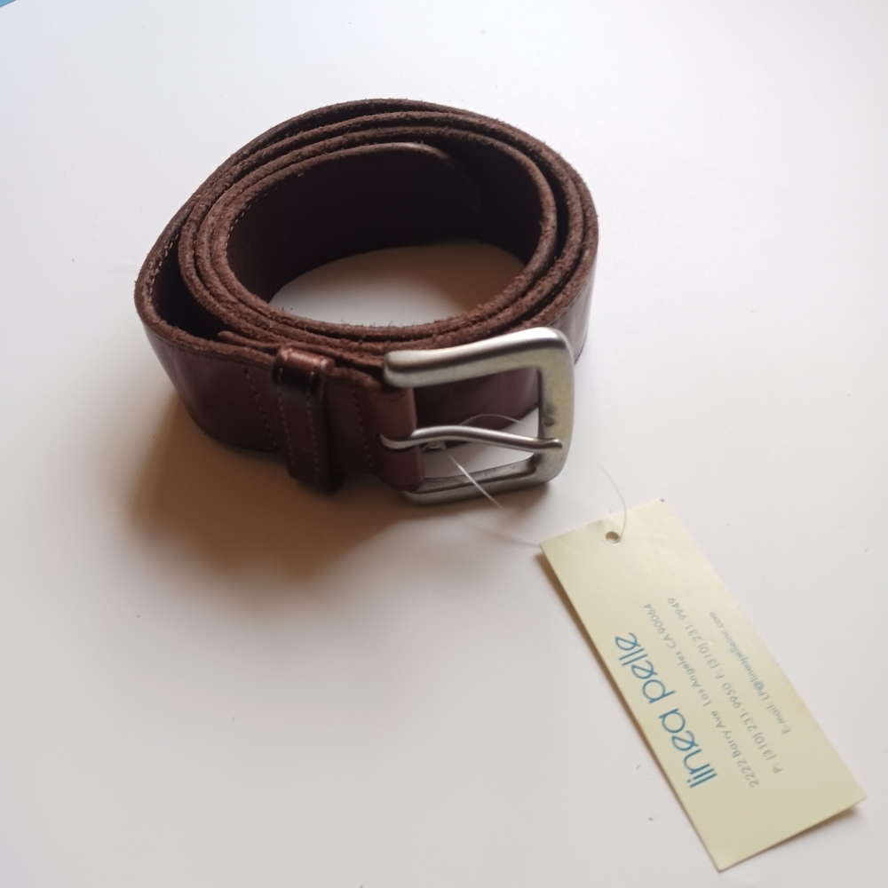 Linear Pelle Vegetable Leather Belt size 35.5